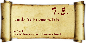 Tamás Eszmeralda névjegykártya